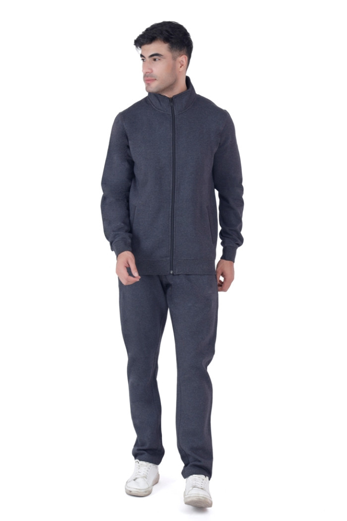 Men's High-neck Tracksuit in Super Anthra